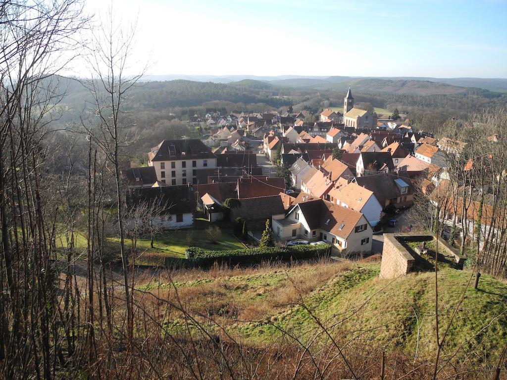 Au Pied Du Chateau Lichtenberg Oda fotoğraf