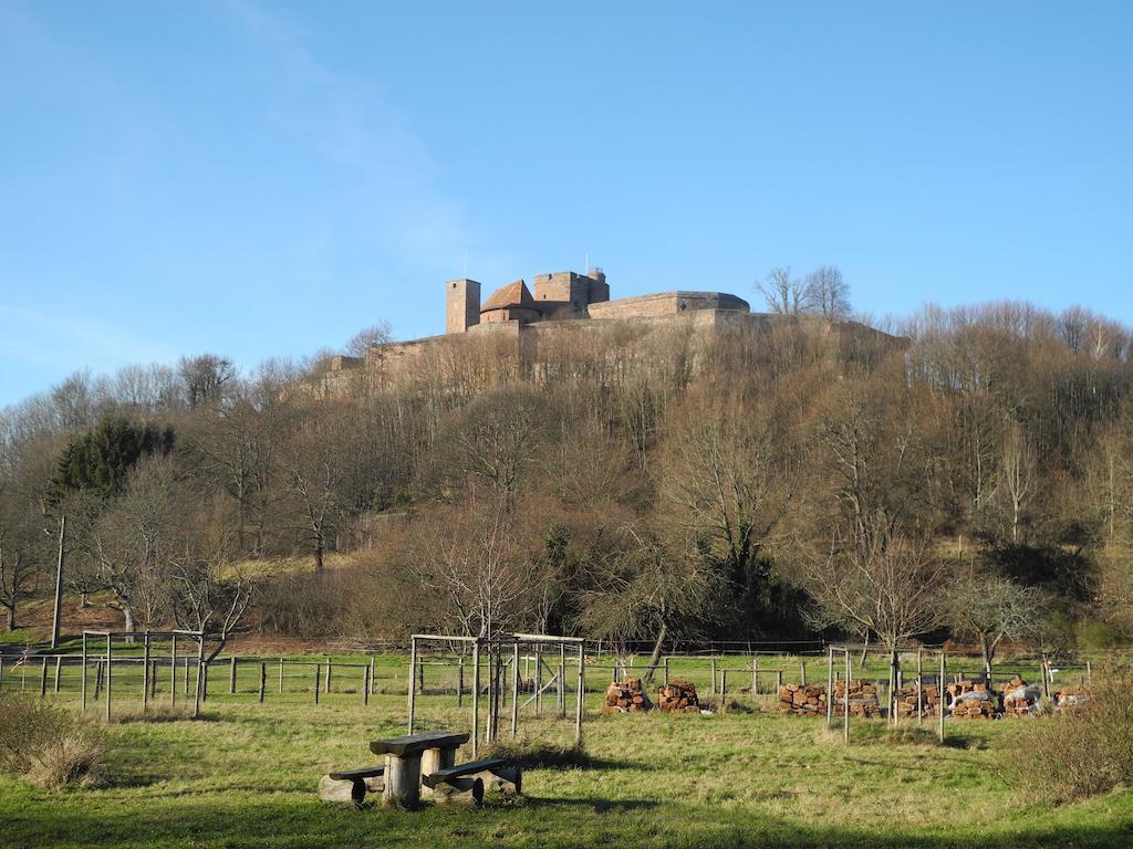 Au Pied Du Chateau Lichtenberg Oda fotoğraf